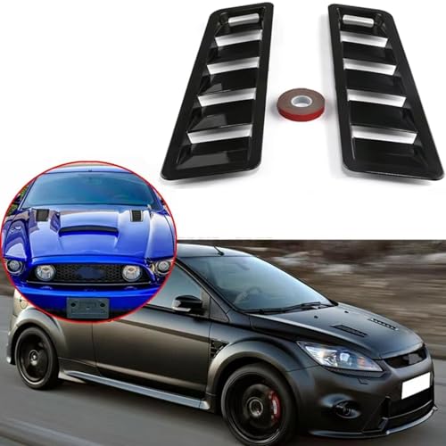 Grille capot compatible avec Mustang 2 pièces pour optimiser le refroidissement