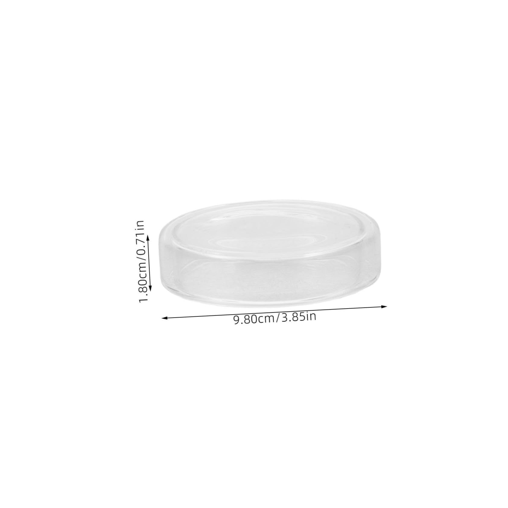 HOLIDYOYO 6 Pack High Borosilicate Petri Dishes Lab Cell Culture Plates Reusable Lids