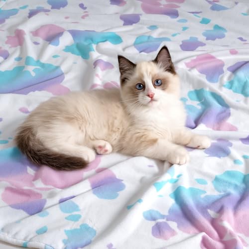 Cozy Bliss Cow Print Throw Blanket - 53% Off, Now $9.49