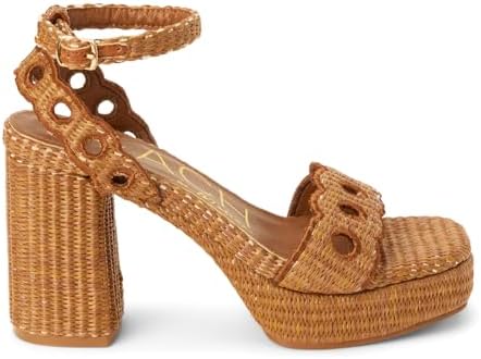 BEACH by Matisse Womens Moorea Block Platform Ankle Strap Casual Sandals Casual High Heel 3″ & Up – Beige