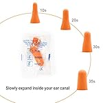 Quality Foam Earplugs 200 Pair - 32dB Noise Cancelling Soft High Decibel Ear Plugs for Noise Reduction Ear Protection Construction Loud Music Shooting Guns Work Safety Hearing Protection Ear Plugs - Image 4