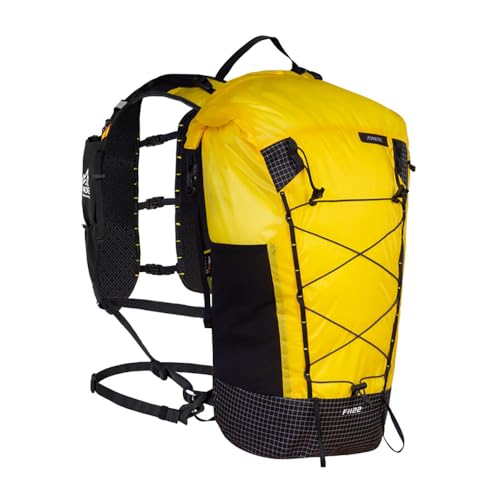 AONIJIE 22L Hiking Backpack, Multifunctional Lightweight Outdoor Sport Travel Daypack for Camping, Climbing, Touring (Black Yellow)