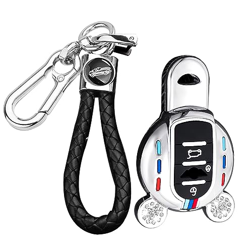 Coque de protection pour clé BMW Mini Cooper F55 boîtier noir à 3 boutons
