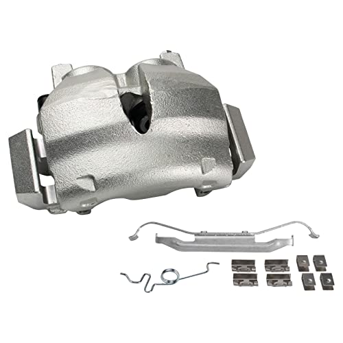 Image of TRQ Front Left Brake Caliper w /Bracket Passenger Side