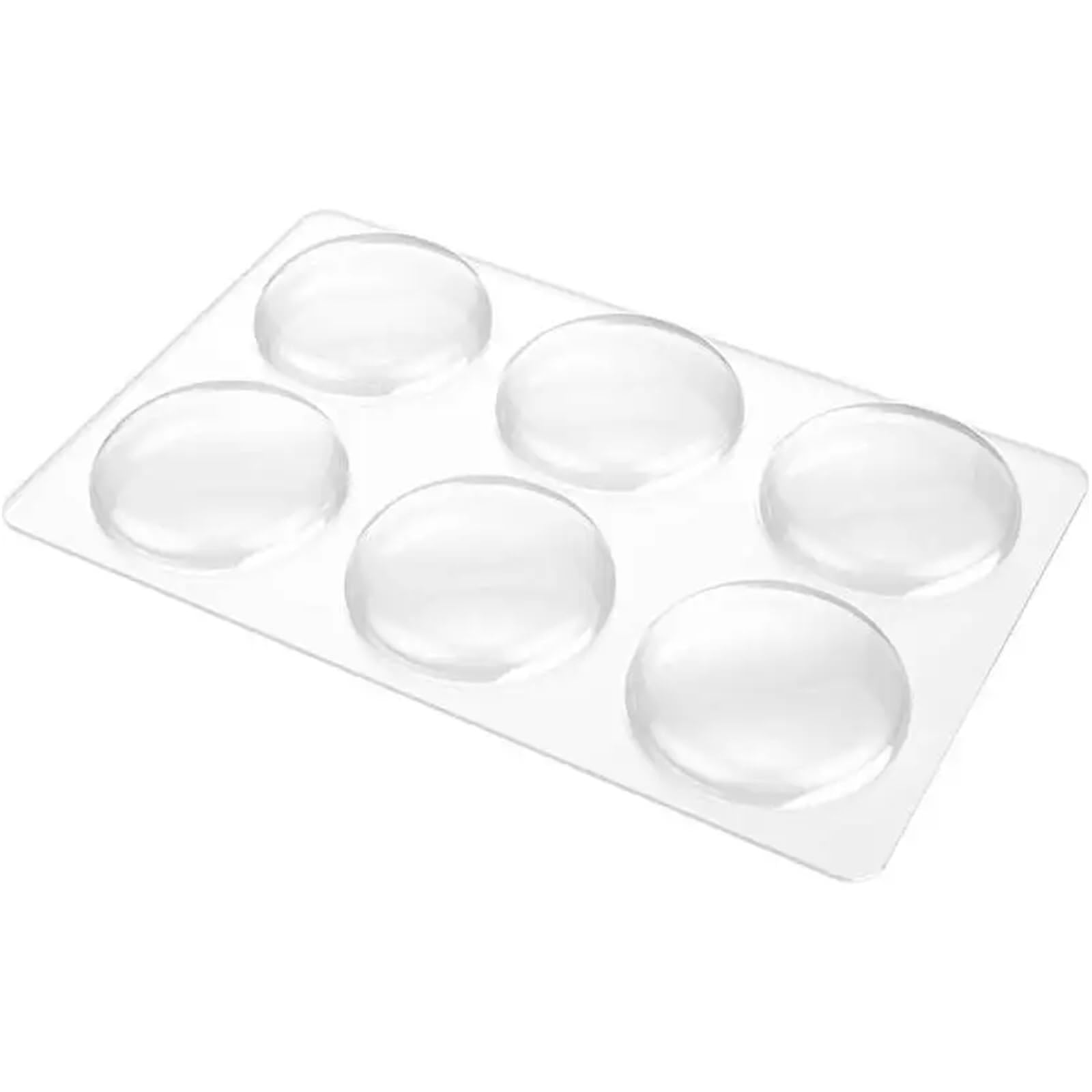 Door Stop 6pcs 4cm Wall Door Handle Stopper Adhesive Rubber Knob Round Shield Cushion Guard Bumper Protector Silencer for Home