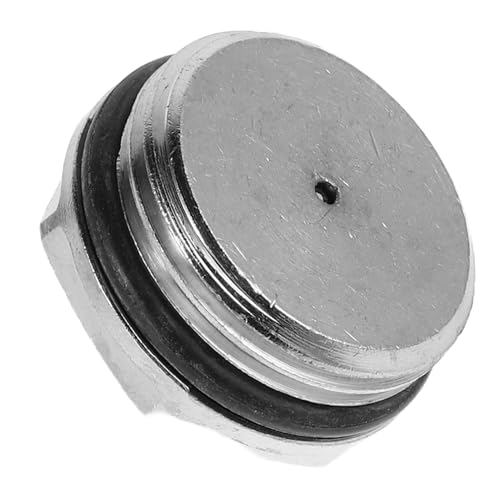 Holibanna disipador de calor radiador válvula de aire acondicionado válvula de purga de aire accesorios de piezas de aire acondicionado válvula de escape cobre Silver