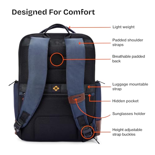 Image of Nasher Miles Backpack Fits 15.6 Inch Laptop, Premium Durable Bag| Multipurpose Laptop Backpack | Ideal for College, School, Office, Travel | Men, Women, Boys, Girls