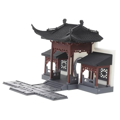 古代の建物の模型 マイクロ造園装飾品 ミニチュア装飾品 盆栽飾り 盆栽の装飾 風景の装飾 風景飾り ミニチュアドアの装飾 ミニドア工芸品 マイクロランドスケープドア プラスチック