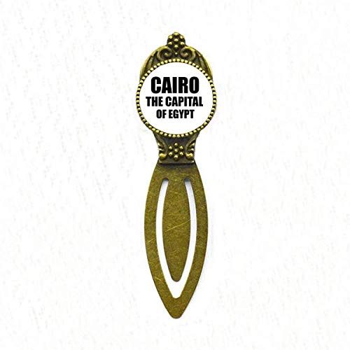 Marque-page Cairo Égypte, étiquette de bureau rétro idéale pour sublimer vos lectures du soir