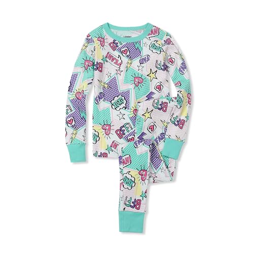 Lands' End Kids Pattern Snug Fit Pajama Set