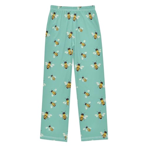 Pajama Bottoms, Pajamas Pant Cute Bees Cartoon Lounge Wear Casual Sleep Long Pants Soft Pjs Sleepwear