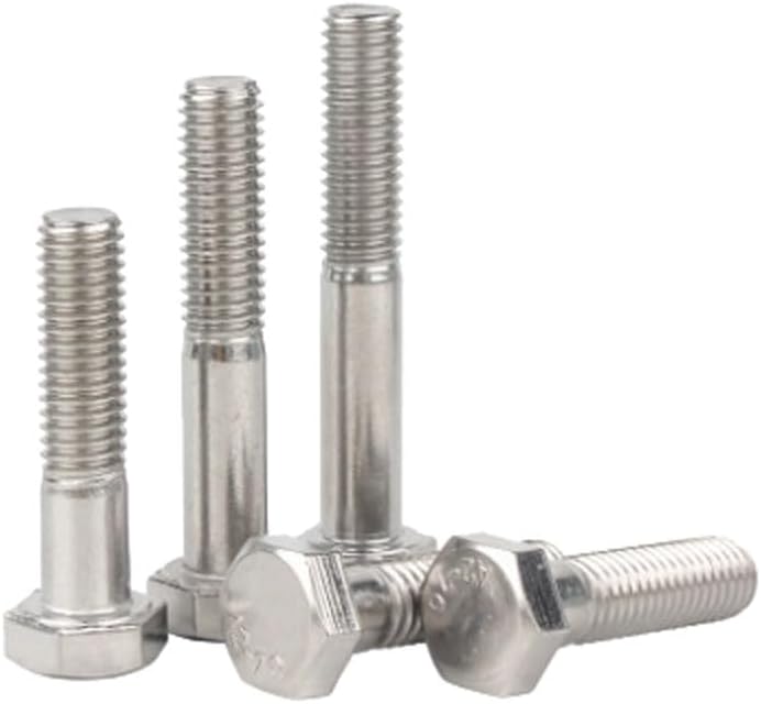 3pcs M6*100mm outer hexagon screw lengthing bolt machine nail 4.8 grade 304 stainless steel Corrosion resistant TYPE2873