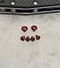 Red Stainless Steel Screws Set For Spyderco Smock C240CFP Knife Pivot and Handle