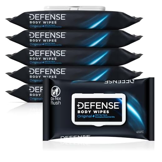 Defense Soap Natural Body Wipes