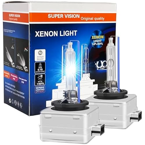 SOCAL-LED LIGHTING D1S 35W Xenon HID Headlight Bulbs - 8000K Ice Blue - 66144 66140 85140 85415 OEM High Low Beam Direct Replacement - pack of 2