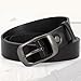 XZQTIVE 2 Pack Women Plus Size Leather Belts Fashion Cowhide Waist Belt with Solid Pin Buckle for Jeans Pants Dress