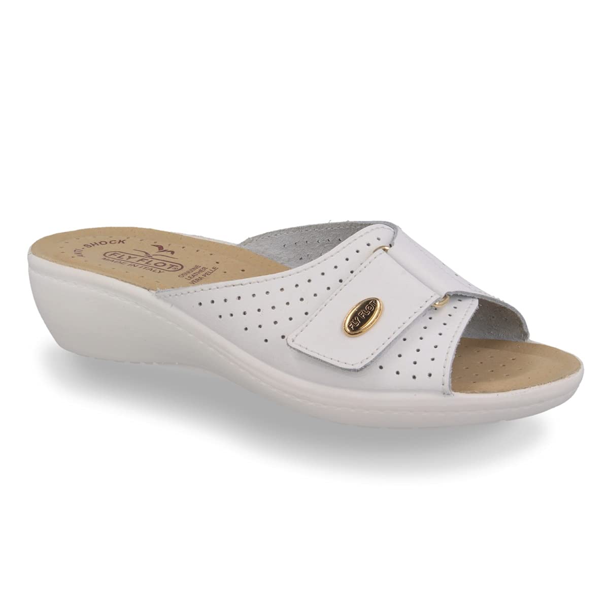 CIABATTA DA DONNA IN SINTETICO Bianco - Fly Flot Estate - Trendy