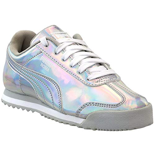PUMA Kids Girls Roma IRI Sneakers Shoes Casual - Silver - Size 12 M2