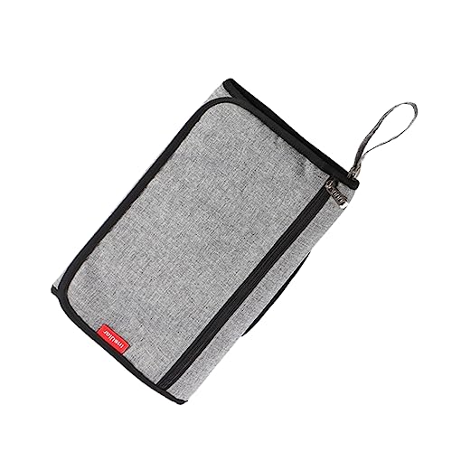 ULDIGI 1個 マットライナーの交換 防水トイレタリーバッグ 大きなおむつ替えマット のおむつ替えマット ベビープレイマット ベビーフロアマット ベビーバスシート Grey