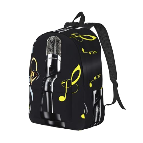 Mochila de viaje ergonómica de notas musicales contra la fatiga en senderismo 2