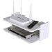 MNBVH Mensola Router a Parete, Set-Top Box Rack, Scaffale TV, Mensola Decoder da Parete, Supporto a Muro per Router, Telecomando, Lettore Dvd, Scatola Cavi