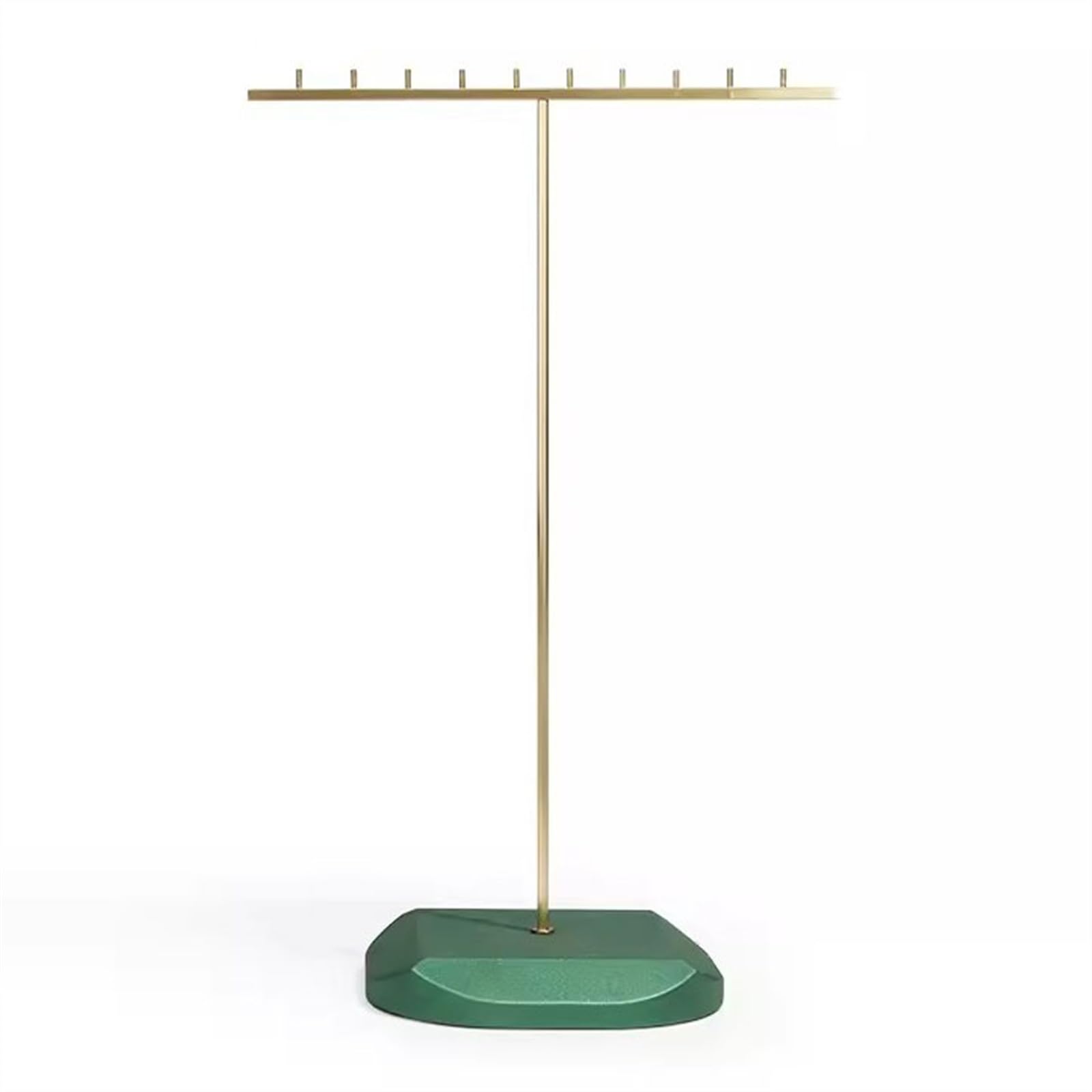 J9V4G6S3B5 Jewellery Storage Jewelry Stand Display Necklace Holder T-Bar Plated Metal Tabletop Organizer Tower for Show Hanging Pendant Earring Bracelet Ring