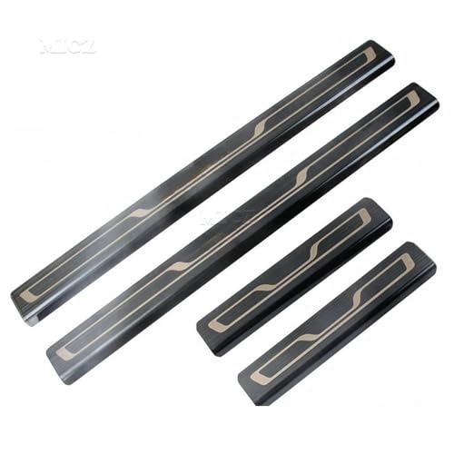 Seuil de porte pour Tiguan MK2 en acier inoxydable brossé haut de gamme