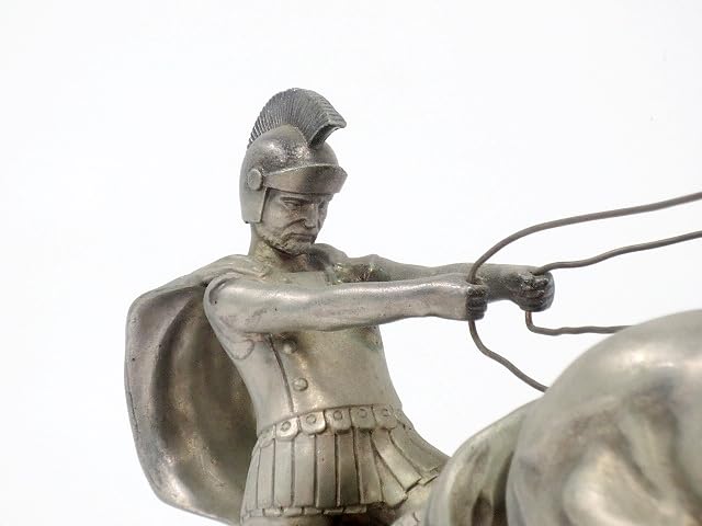 Amazon.co.jp: 別チャリオット 金属製 置物 総重量9.5kg 古代ローマ