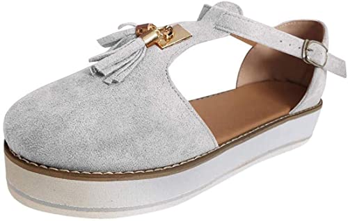 Sandales compensées femmes confortables et chaussures plates mode d'été