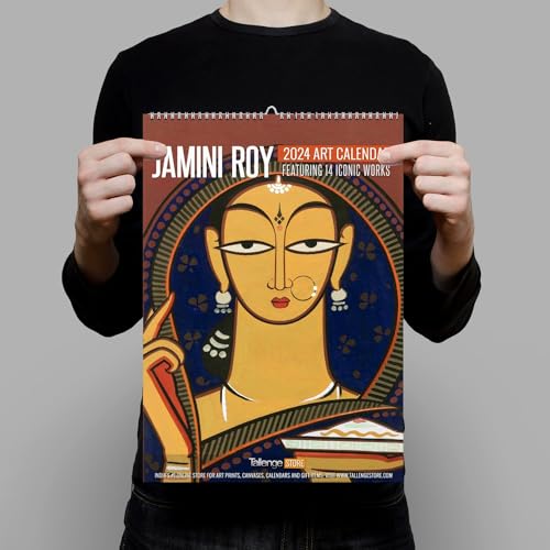 Image of Tallenge - Jamini Roy - 2024 Wall Calendar - 12 x 17 Inches for Home & Office (Paper, Wall Calendar)