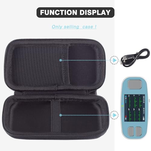 Image of Hard Carrying Case Compatible with EMAY 6L Portable ECG Monitor