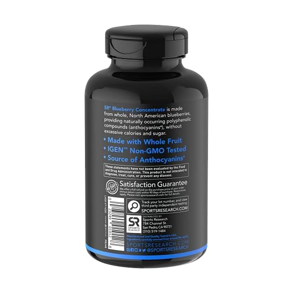 Whole-Fruit-Blueberry-Concentrate-Made-from-Organic-Blueberries-Non-GMO-Gluten-Free-60-Liquid-Softgels Sports Research Whole Fruit Blueberry Concentrate Made from Organic Blueberries - Non-GMO & Gluten Free (60 Liquid Softgels)