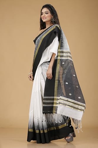 Image of OISHANI SAREE GHOR Women's Traditional Ikkat Handloom Sarees