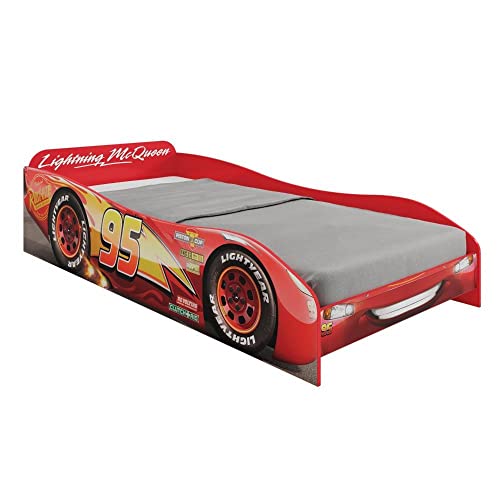 Cama Infantil Carros Disney Plus Pura Magia Vermelho/preto