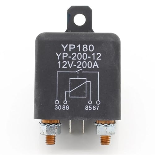 Relais de voiture 12V 200A DC interrupteur puissance universel