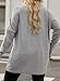 Eytino Womens Plus Size Long Sleeve Shirts Round Neck Casual Sweatershirts Oversized Tunic Tops with Pockets,1X Grey