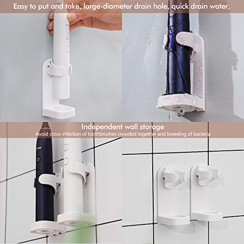 4 Pezzi Portaspazzolino Elettrico, Porta