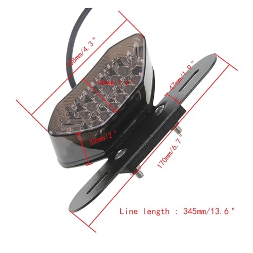 Intermitentes de moto y luz trasera integrada para eliminar faros rotos 3