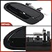 A-Premium Rear Left Driver Side Exterior Door Handle Compatible with Honda Accord 1998 1999 2000 2001 2002, Smooth Black, Replace# 72680-S84-A11, 72680-S86-K11