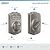 Schlage Camelot Electronic Keypad Deadbolt Lock, Keyless Front Door Entry, Mechanical Key Backup Included, Satin Nickel, BE365 V CAM 619