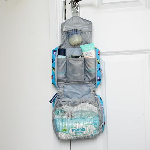 Sac de lavage extensible à crochet avec compartiment zippé - 5