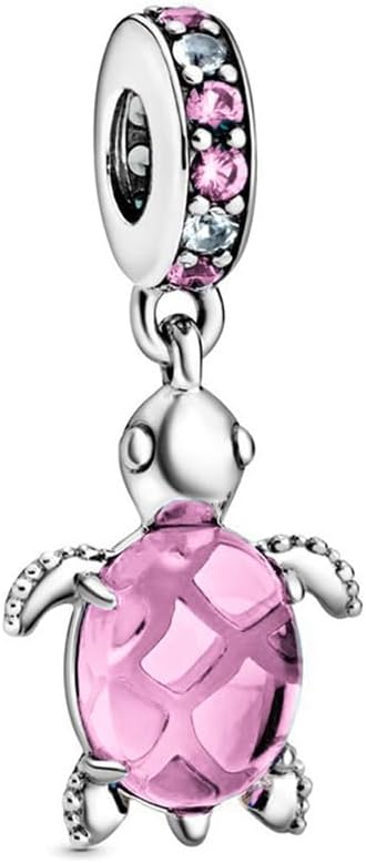 9 Pack Silver Spacer Beads Charms fit Bracelet, Heart Beads DIY Jewelry Gifts Women - Image 4