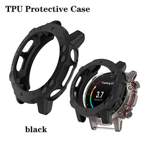 Image of SHUAXI Watch Screen Protector (3+1 Pack) compatible for Amazfit Balance Tempered Glass Film Anti-Scratch High Definition Full Coverage and Silicone Protective Case
