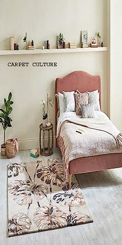 Image of Carpet Mahal Handmade Handwoven Tufted Made of 100% Soft Blended Wool Export Quality Carpets with 1 Inch Thickness (5x7 Feet) Color Multi