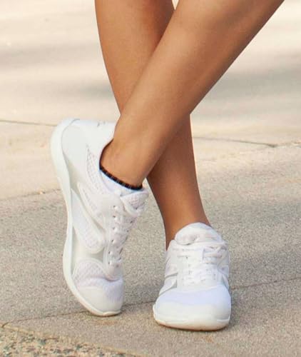 GK Spotlight Cheerleading Shoe - Girls White Cheer Shoes4