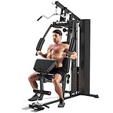 Sportsroyals Multi Home Gym, Gym Equipment, Workout Equipment, 154LBS Weight Stack Adjustable, Fitness Equipment