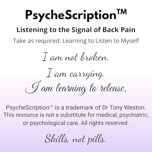 『Back Pain: Listening to Back Pain as a Signal, your PsycheScription™』のカバーアート