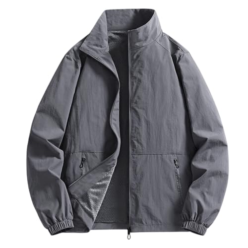 Chaqueta liviana para hombre resistente al viento