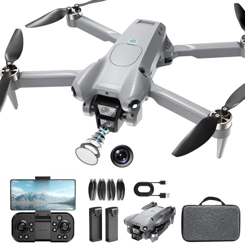 ASFSFQ PRO Drone with Camera for Adults 4K,Brushless Motors Drone for Kids Beginners,40mins Flight...