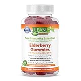 Elderberry Gummies with Vitamin C and Zinc for Adults & Kids, Supports Immune System Health,...